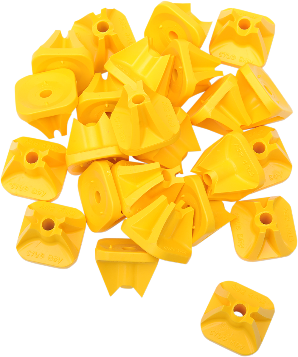 Single Backer Plates - Yellow - 24 Pack