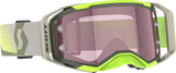 Prospect 2.0 AMP Goggle - Kaki Green/Neon Yellow - Rose Lens
