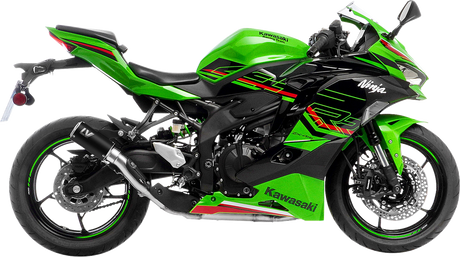 LV Corsa S Black Edition Slip-On Muffler - Kawasaki ZX-4R/RR 2024 - 2025