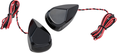 Turn Signal - Black - Smoke/Red 2000 - 2020