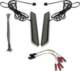 LED Fork Light - Smoke - Chrome 2014 - 2023