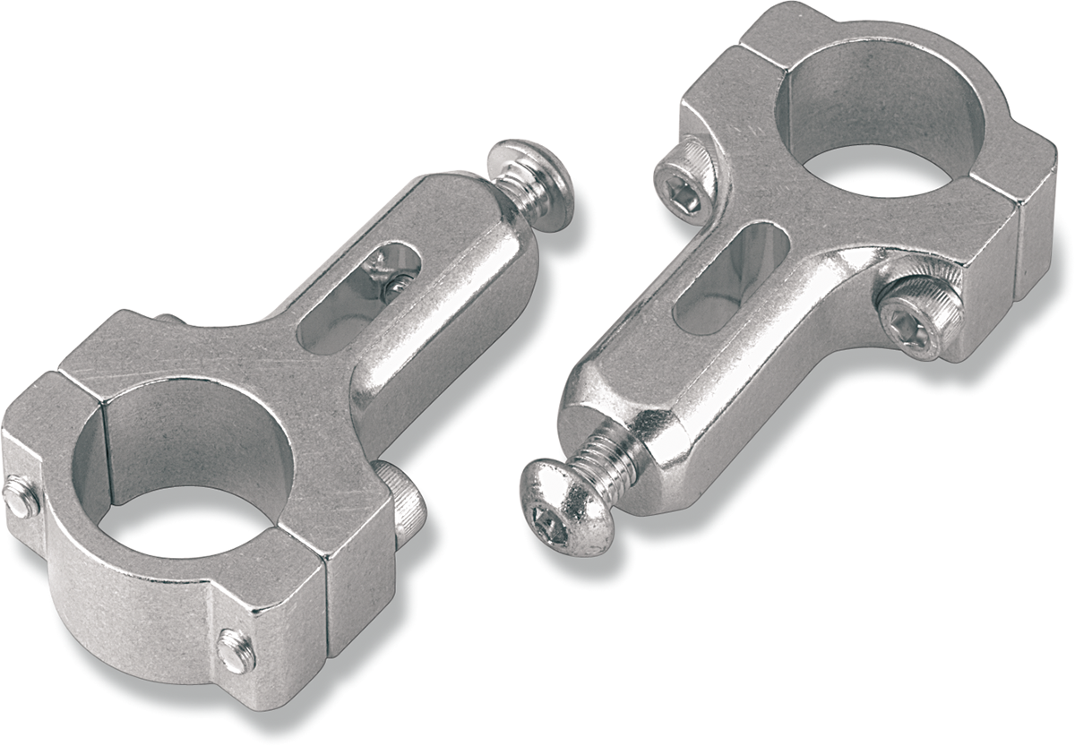 Aluminum 7/8\" Handguard Mount Clamps - Silver