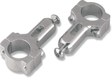 Aluminum 7/8\" Handguard Mount Clamps - Silver