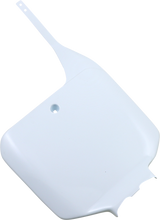 Front Number Plate - White 1995 - 2001