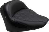 Solo Touring Seat - w/o Driver Backrest - Black - Diamond Stitch - Chief \'22-\'23 2022 - 2023