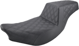 Step-Up Seat - Full Lattice Stitch - Black - Indian 2014 - 2021