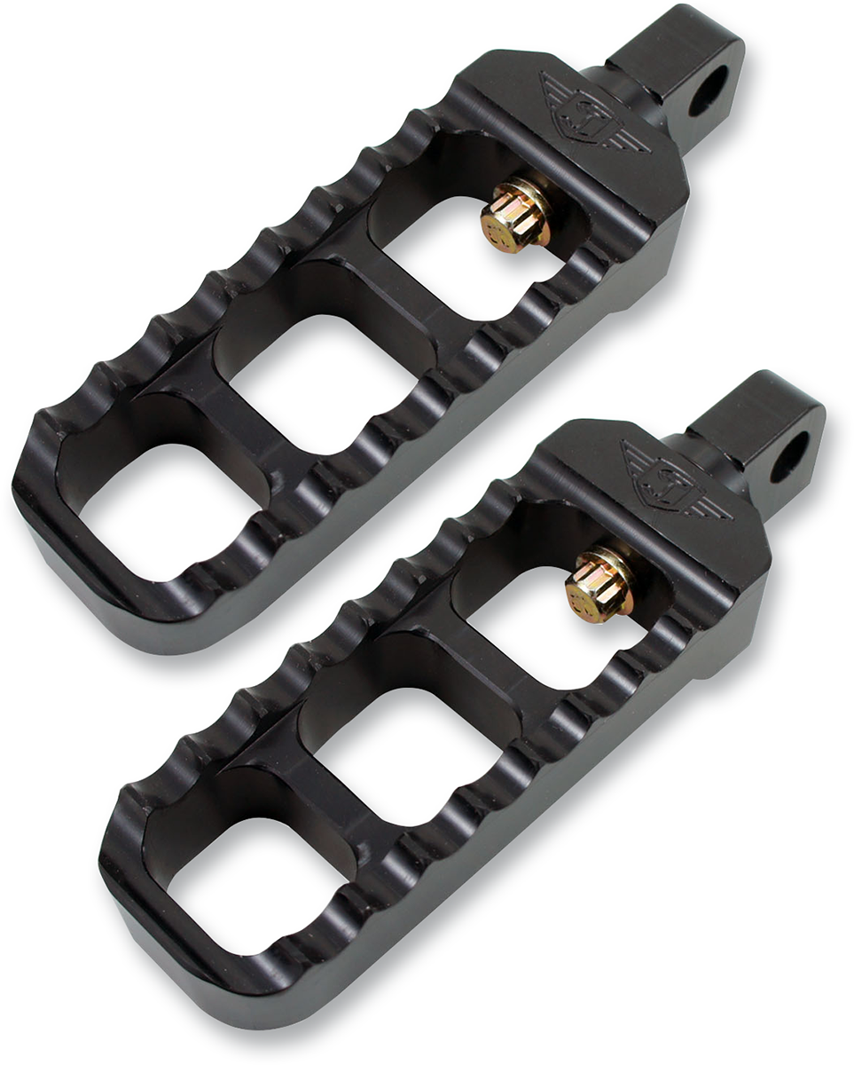 Adjustable Serrated Footpegs - Narrow - Black 2015 - 2023