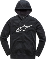 Ageless 2 Zip Hoodie - Black/White - Large