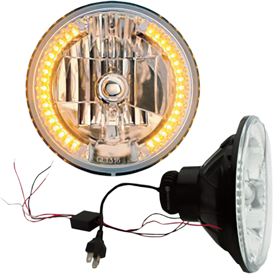 7\" LED Headlight with LED Turn Signals