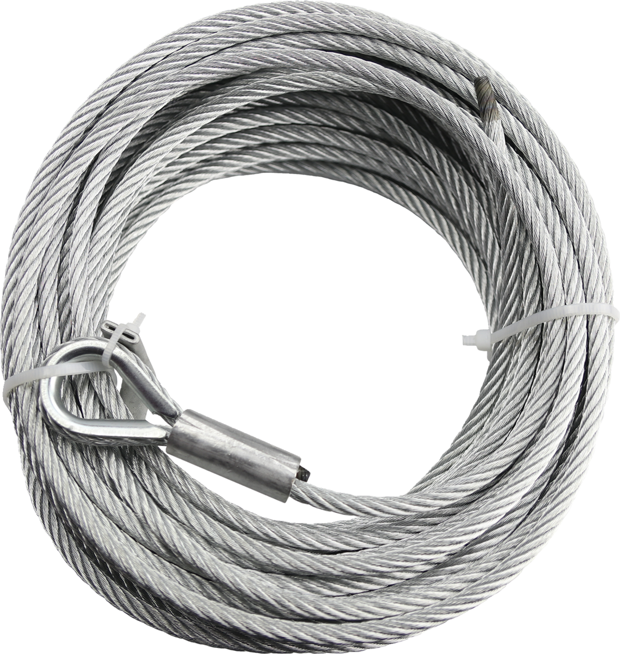 Wide Winch Cable - 15/64\" x 52\' - UTV