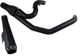 2:1 Exhaust - Black - Megaphone - Short - \'91-\'05 FXD 1991 - 2005