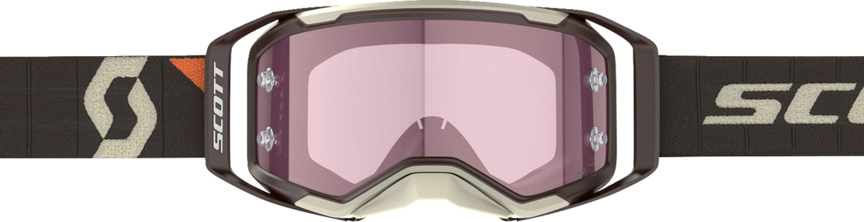 Prospect 2.0 AMP Goggle - Deep Brown/Beige - Rose Lens