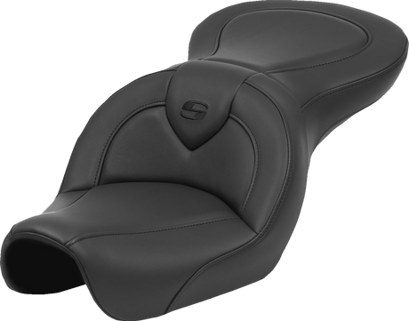 Roadsofa™ Seat - Black Stitch - without Backrest - FXD \'04-\'05 2004 - 2005