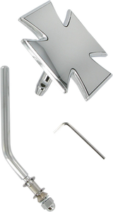 Mirror - Side View - Maltese - Chrome - Round Stem - Each