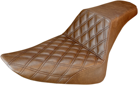 Step-Up Seat - Front Lattice Stitch - Brown - FLS 2012 - 2017