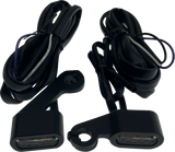 Marker Lights - Matte Black - Amber Lens - \'04-\'13 XL 2004 - 2013