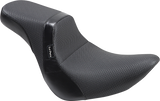 Daytona 2-Up Seat - Without Backrest - Basketweave - Black - FLFB \'18-\'23 2018 - 2023