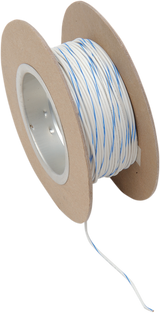 100\' Wire Spool - 18 Gauge - White/Blue