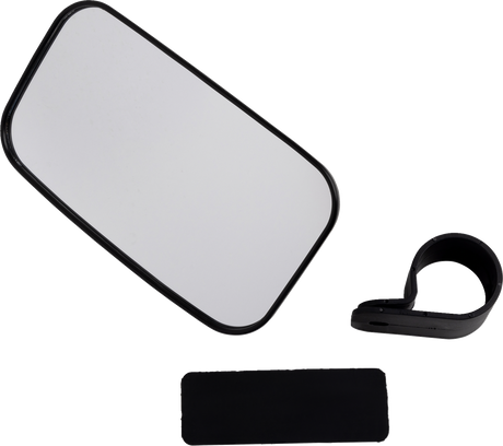 Mirror - Rear View - Rectangle - Black - 1-3/4\"