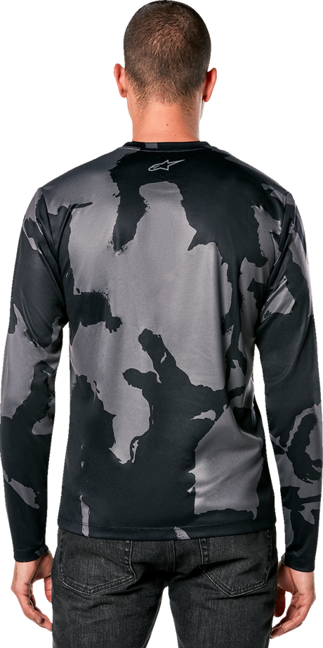 Performance Long-Sleeve T-Shirt - Black/Camo - XL