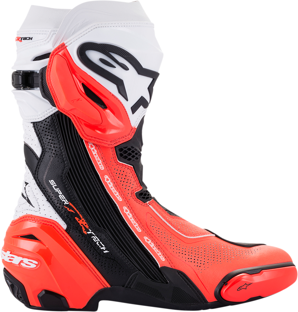 Supertech V Boots - Black/Fluo Red/White - US 10.5 / EU 45