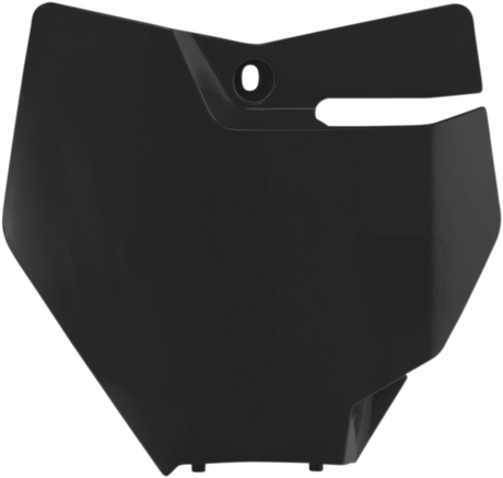 Front Number Plate - Black 2018 - 2023