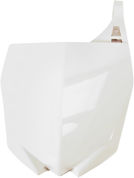 Front Number Plate - White 2010 - 2021