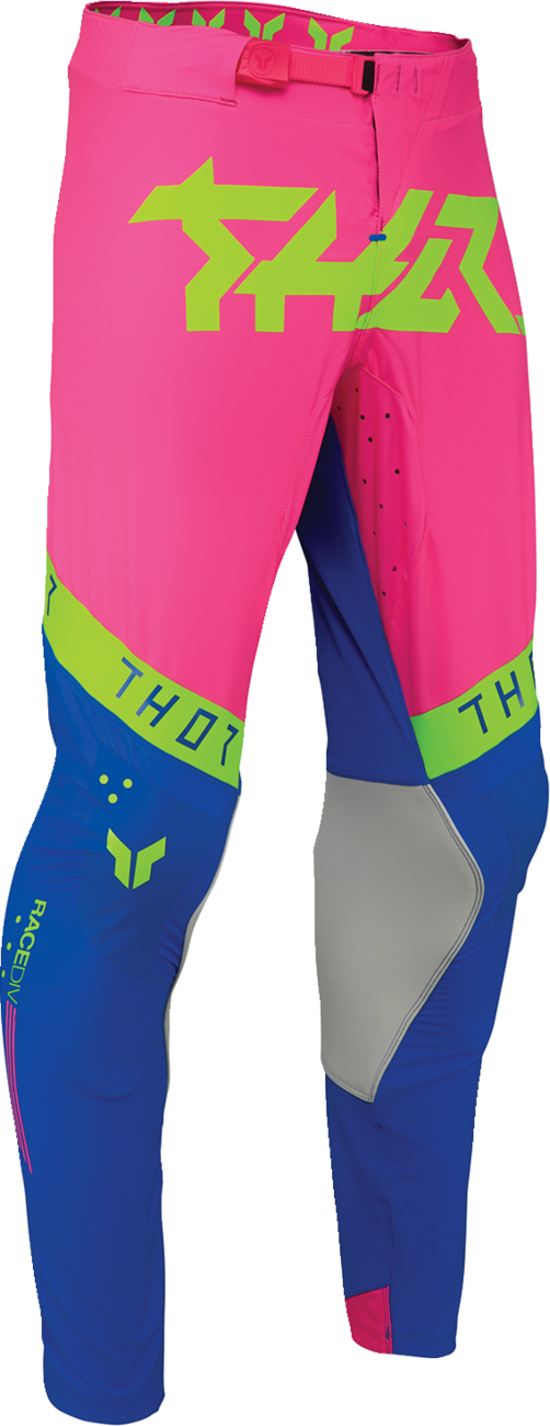 SPORTMODE Flite Neon [LE] Pants - Neon Pink/Blue - US 30