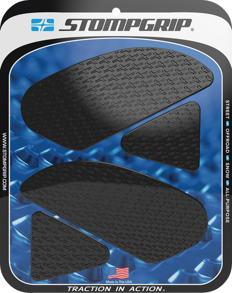 Traction Pad Tank Grips - Icon - Black - CBR 250R/300R 2015 - 2022