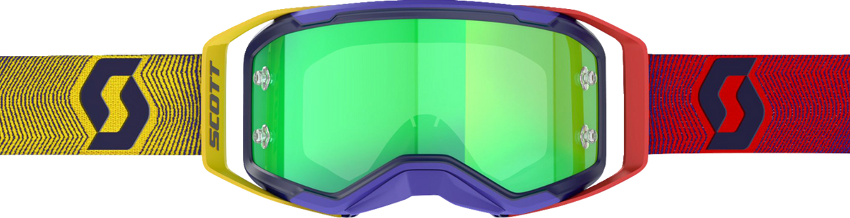 Prospect 2.0 Goggle - Red/Yellow - Green Chrome Works Lens