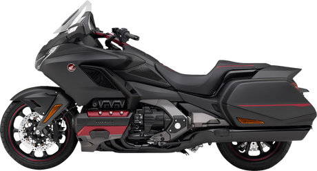 Traction Pad Tank Grips - Volcano - Black - Goldwing 1800 DCT/Tour 2018 - 2024