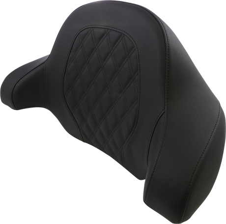 Tour-Pak® Backrest Pad - Step-Up - Lattice Stitch - Black - FL \'14-\'23 2014 - 2023