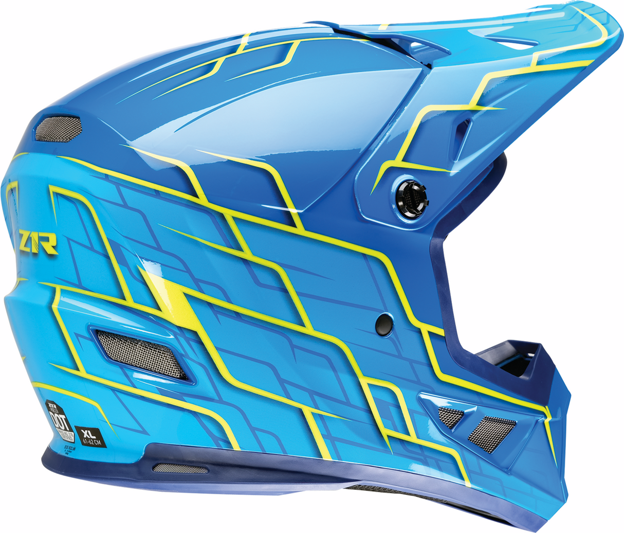 Rise 2.0 Helmet - Hyacinth - Teal/Yellow - 2XL