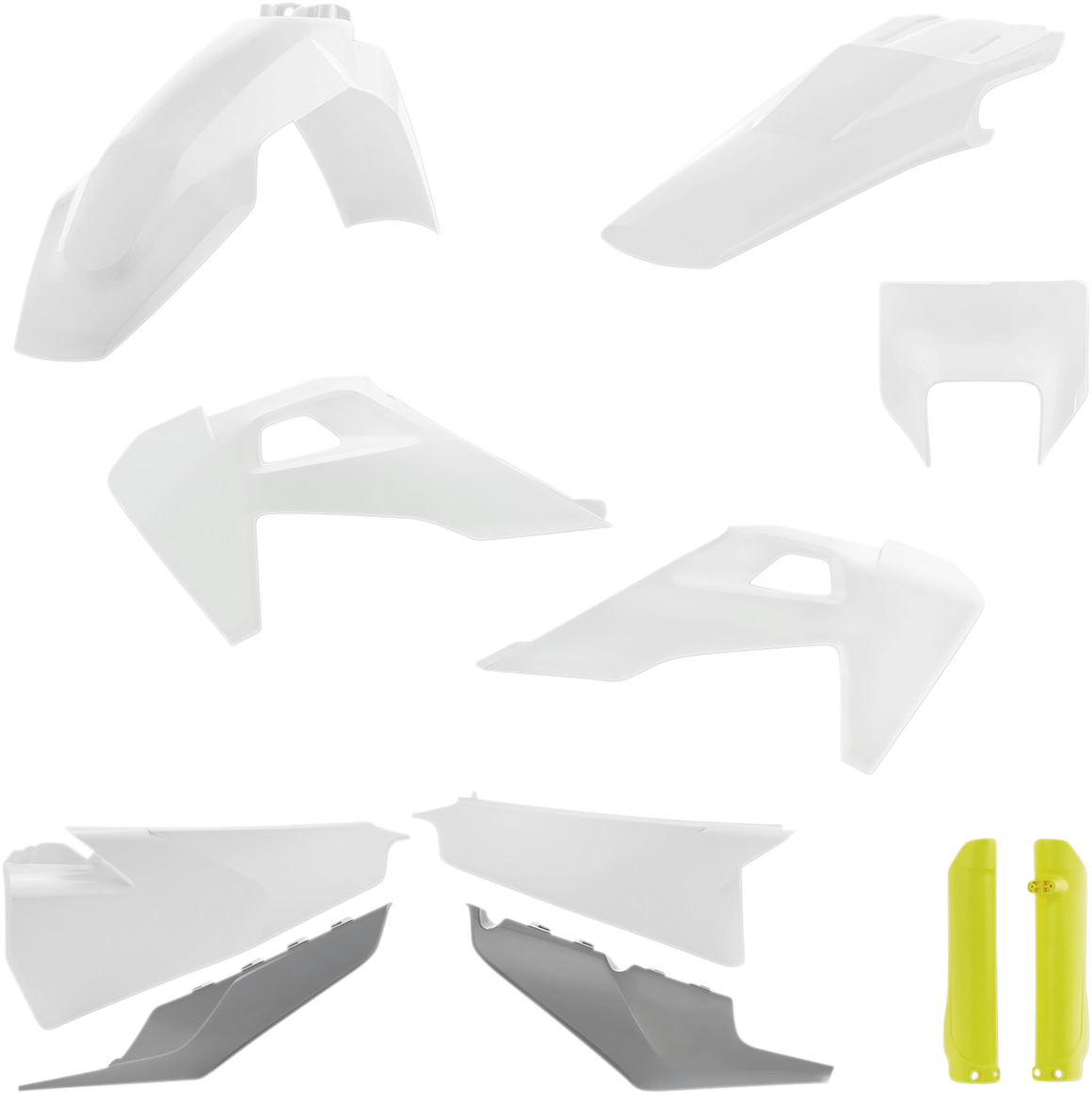 Full Replacement Body Kit - OEM \'20 White/Yellow/Gray 2020 - 2023