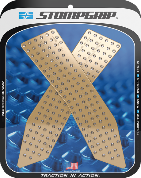 Traction Pad Tank Grips - Volcano - Clear - K 1600 2018 - 2025