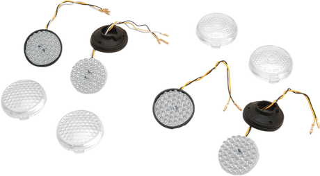 Turn Signals - Deuce Style - Amber - Front