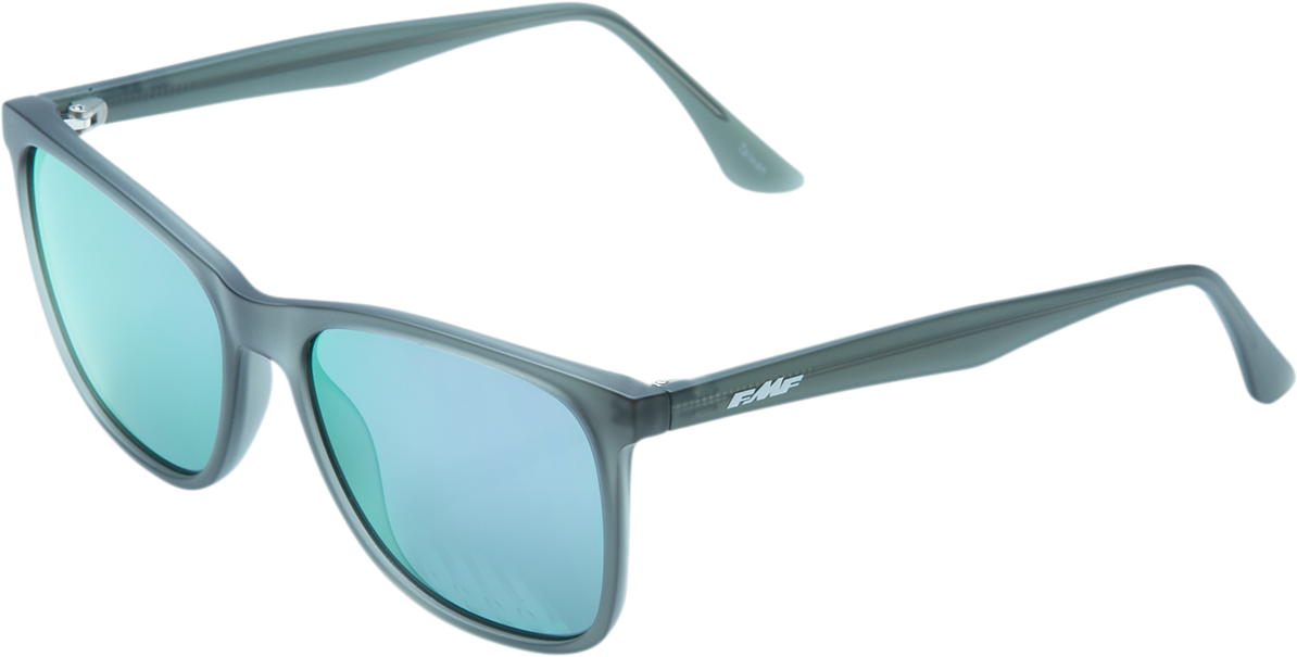 Origins Sunglasses - Matte Crystal Smoke - Purple Mirror Lens