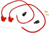 Universal Spark Plug Wire Kit - 90 degree - Red