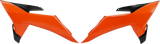 Radiator Covers - Orange/Black - KTM 2025 - 2025