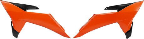 Radiator Covers - Orange/Black - KTM 2025 - 2025