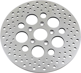 Drilled Brake Rotor - Rear - 11.5\" - Harley-Davidson 1992 - 1999