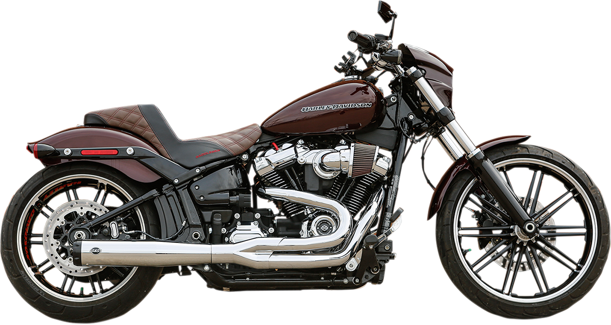 2:1 50 State Exhaust for M8 Softail - Chrome 2018 - 2022