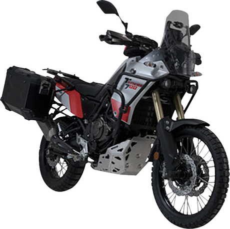TRAX ADV Aluminum Case System - Black - Yamaha Tenere 700 \'21-\'24 2021 - 2024