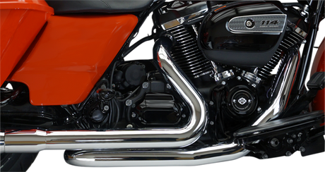 Aggressor 2-into-2 Crossover Headers - Chrome - M8 2017 - 2023