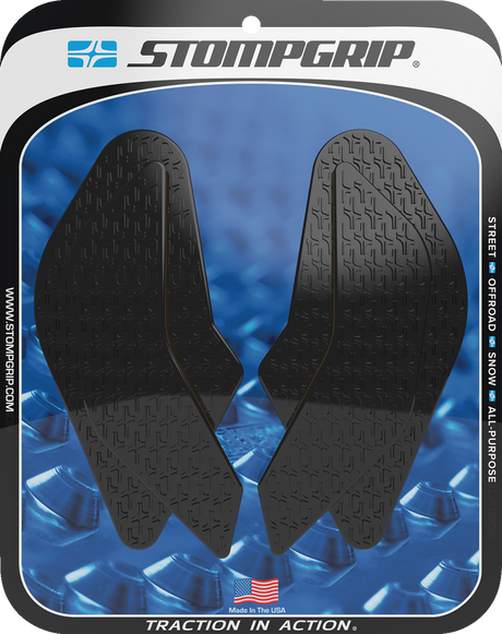 Traction Pad Tank Grips - Icon - Black - GSX-8R/S 2024 - 2025