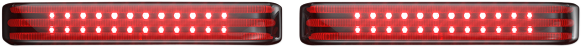Saddlebag LED Lights - Sequential - Black/Smoke 1997 - 2013