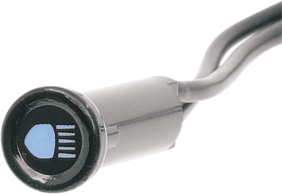 Snap-In Indicator Light - High Beam - Black Bezel