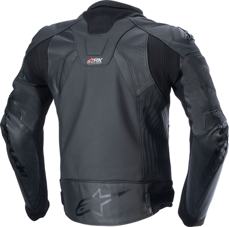 GP Plus R v4 Rideknit® Leather Jacket - Black/Black - 60