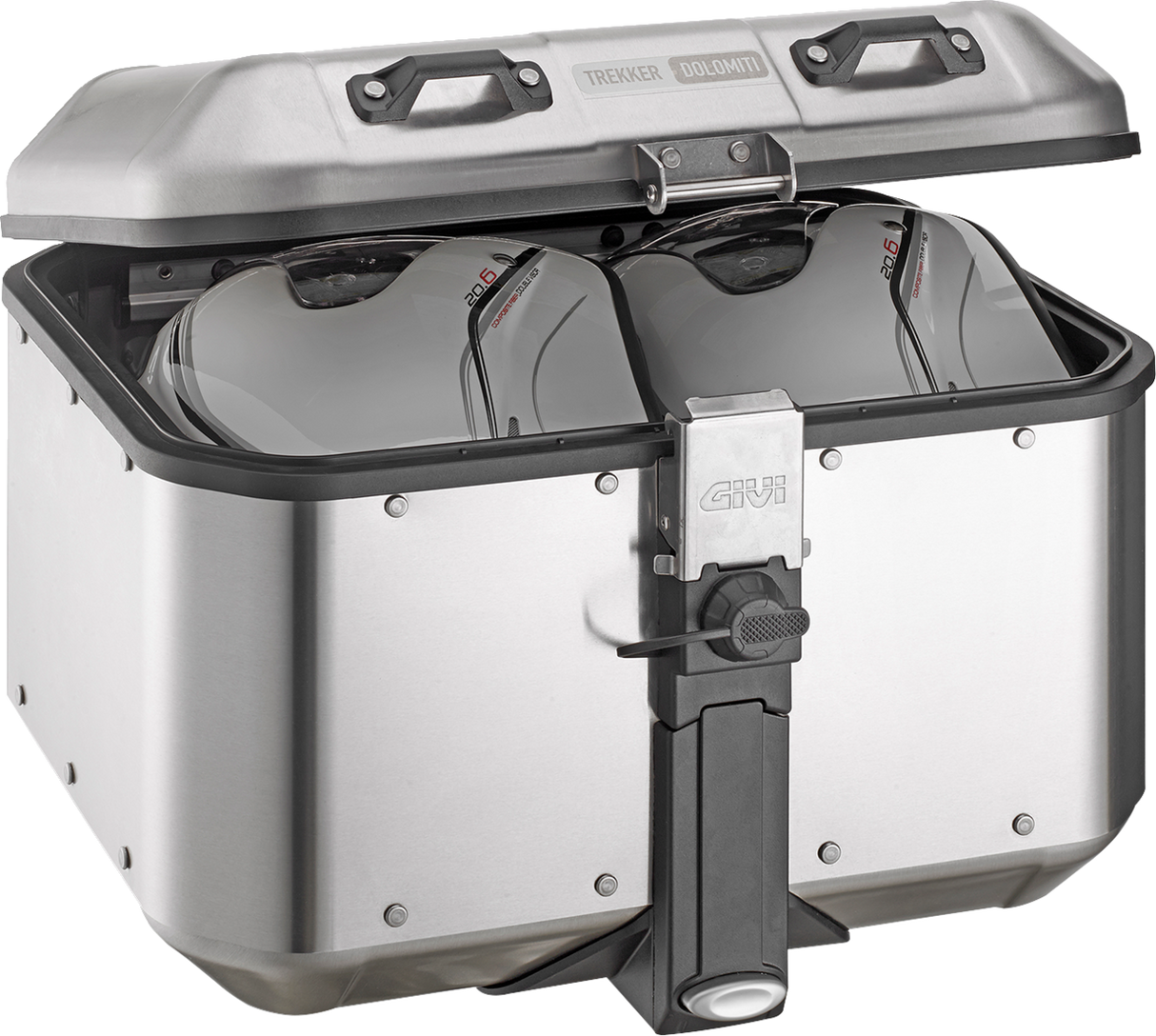 Dolomiti Monokey Top Case - 46L - Silver