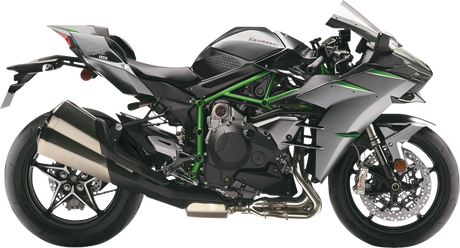 Traction Pad Tank Grips - Volcano - Black - Ninja H2 2015 - 2025